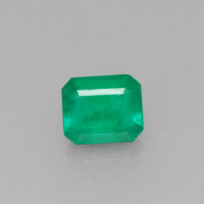 Émeraude Vert naturelle Taille émeraude, 0.34 ct, I1