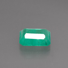Émeraude Vert naturelle Taille émeraude, 1.11 ct, I1