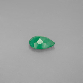 Émeraude Vert naturelle En forme de poire, 0.53 ct, SI-I1