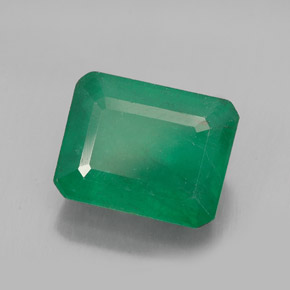 Émeraude Vert naturelle Taille émeraude, 3.75 ct, SI-I1