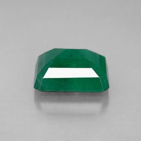 Émeraude vert naturelle taille émeraude, 4,16 ct, SI-I1