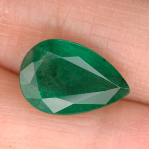 Émeraude Vert naturelle En forme de poire, 2.66 ct, SI-I1