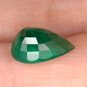 Émeraude Vert naturelle En forme de poire, 2.66 ct, SI-I1