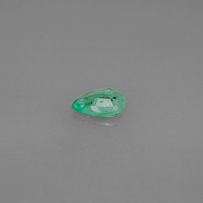 Émeraude vert naturelle en forme de poire, 0,31 ct, VS-SI