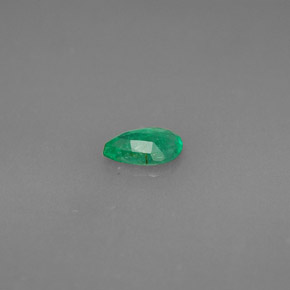 Émeraude vert naturelle en forme de poire, 0,32 ct, VS-SI