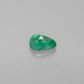 Émeraude vert naturelle en forme de poire, 0,27 ct, VS-SI