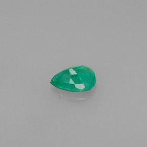 Émeraude Vert naturelle En forme de poire, 0.25 ct, SI