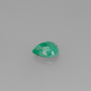 Émeraude vert naturelle en forme de poire, 0,28 ct, VS-SI