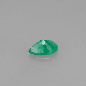Émeraude vert naturelle en forme de poire, 0,33 ct, VS-SI