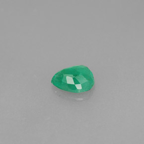Émeraude vert naturelle en forme de poire, 0,30 ct, SI