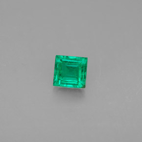 Émeraude Vert naturelle Carré, 0.28 ct, VS