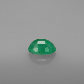 Émeraude vert naturelle coupe ovale, 0,48 ct, SI-I1
