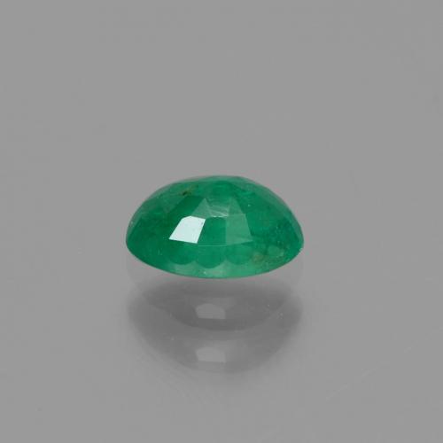 Émeraude vert naturelle coupe ovale, 0,46 ct, SI-I1