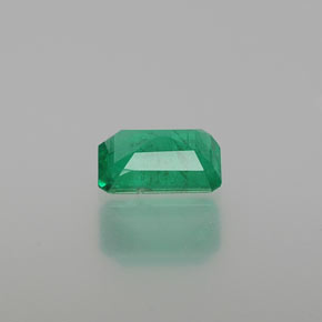 Émeraude vert naturelle taille émeraude, 0,47 ct, SI-I1