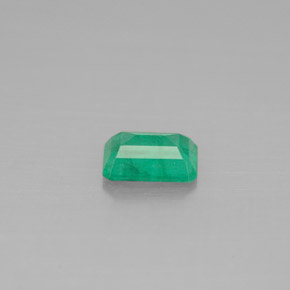 Émeraude vert naturelle taille émeraude, 0,47 ct, SI-I1