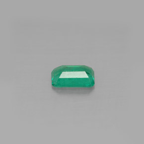 Émeraude vert naturelle taille émeraude, 0,37 ct, SI