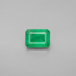 Émeraude vert naturelle taille émeraude, 0,99 ct, VS-SI