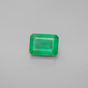 Émeraude vert naturelle taille émeraude, 0,99 ct, VS-SI