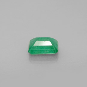Émeraude vert naturelle taille émeraude, 1,08 ct, VS-SI
