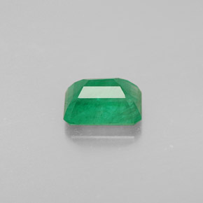 Émeraude vert naturelle taille émeraude, 1,01 ct, VS-SI