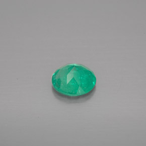Émeraude vert naturelle coupe roude, 0,57 ct, VS-SI