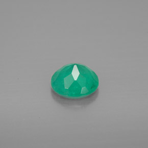 Émeraude vert naturelle coupe roude, 0,61 ct, VS-SI
