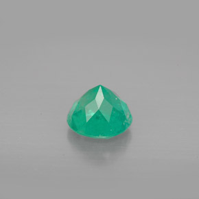 Émeraude Vert naturelle Coupe roude, 1.16 ct, VS-SI