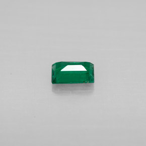 Émeraude vert naturelle baguette, 0,25 ct, SI