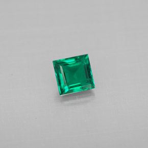 Émeraude vert naturelle baguette, 0,33 ct, SI