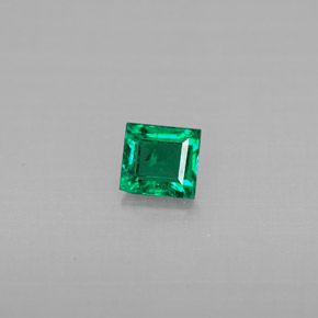 Émeraude vert naturelle baguette, 0,28 ct, VS-SI