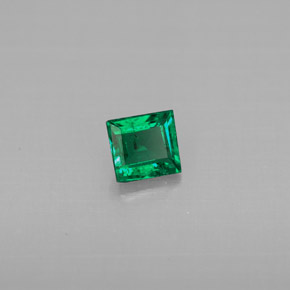 Émeraude vert naturelle baguette, 0,28 ct, VS-SI