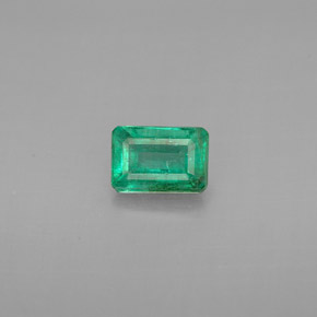 Émeraude Vert naturelle Taille émeraude, 0.52 ct, VS-SI
