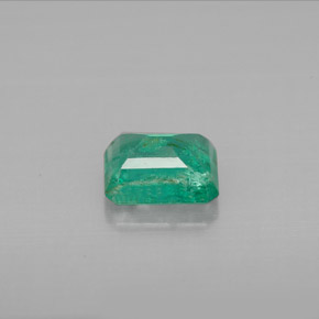 Émeraude vert naturelle taille émeraude, 1,12 ct, VS-SI
