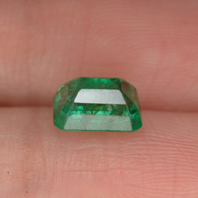 Émeraude vert naturelle taille émeraude, 1,46 ct, VS-SI