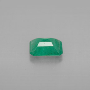 Émeraude vert naturelle taille émeraude, 1,19 ct, VS-SI