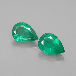 Achetez naturel ct vert émeraude gems, en forme de poire, en provenance colombie chez gemselect. en stock, livraison internationale!