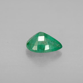 Émeraude vert naturelle en forme de poire, 0,67 ct, VS-SI