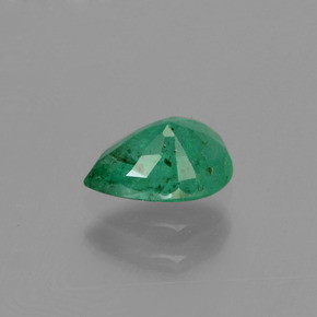 Émeraude vert naturelle en forme de poire, 0,67 ct, VS-SI