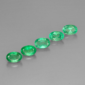 Achetez naturel ct vert émeraude gems, coupe ovale, en provenance colombie chez gemselect. en stock, livraison internationale!