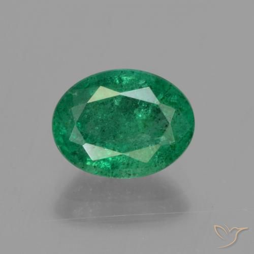 1.61ct Naturel Vert frais Émeraude, ovale, SI