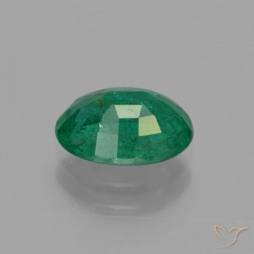Émeraude Vert frais naturelle ovale, 1.61 ct, SI