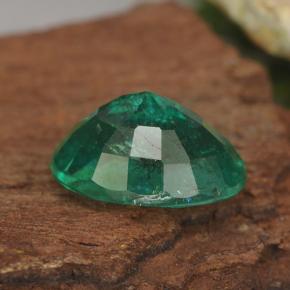 Émeraude vert naturelle coupe ovale, 2,30 ct, SI-I1