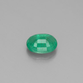 Émeraude vert naturelle coupe ovale, 0,36 ct, SI