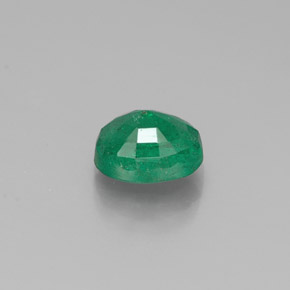 Émeraude vert naturelle coupe ovale, 0,44 ct, SI