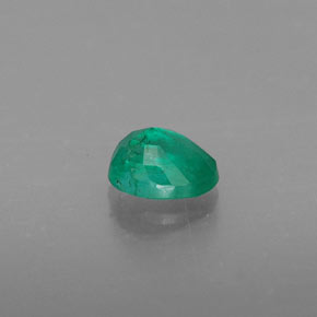 Émeraude vert naturelle coupe ovale, 0,36 ct, SI