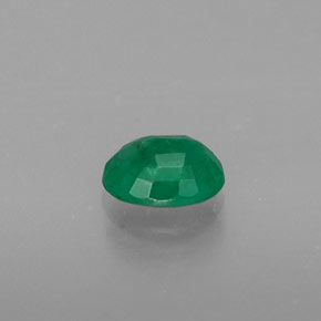 Émeraude vert naturelle coupe ovale, 0,36 ct, SI