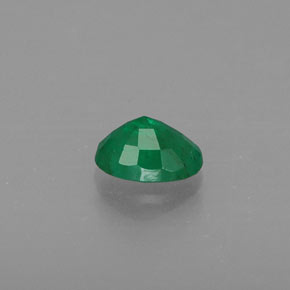 Émeraude vert naturelle coupe ovale, 0,37 ct, SI