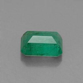 Émeraude vert naturelle taille émeraude, 0,98 ct, SI-I1