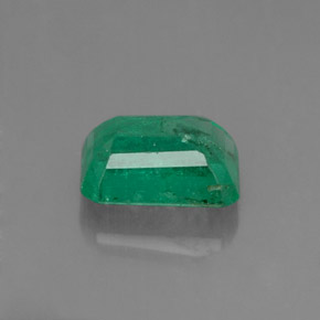 Émeraude vert naturelle taille émeraude, 0,96 ct, SI-I1