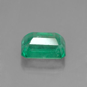 Émeraude vert naturelle taille émeraude, 1,04 ct, SI-I1